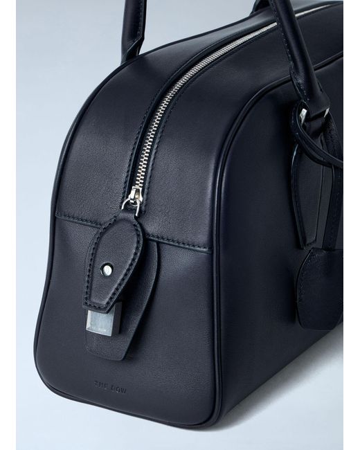 The Row Blue E/W India Shoulder Bag