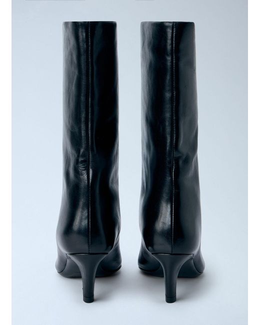 Jude Blue Cave Mid Calf Boots
