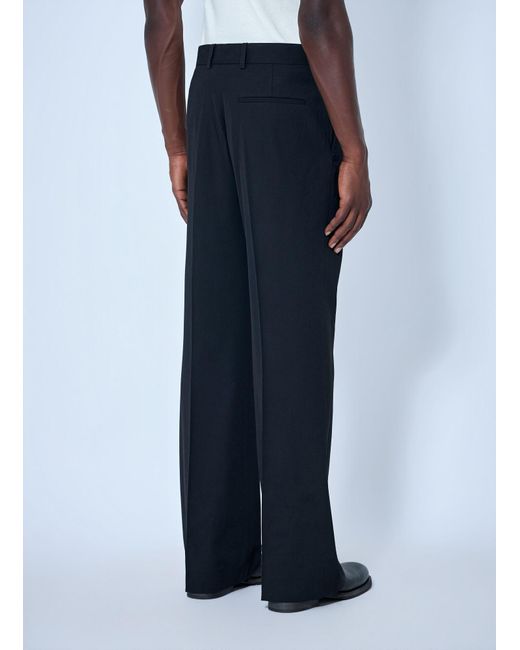 Acne Blue Tailored Trousers for men