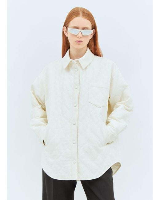 Gucci White Cat-Eye Sunglasses