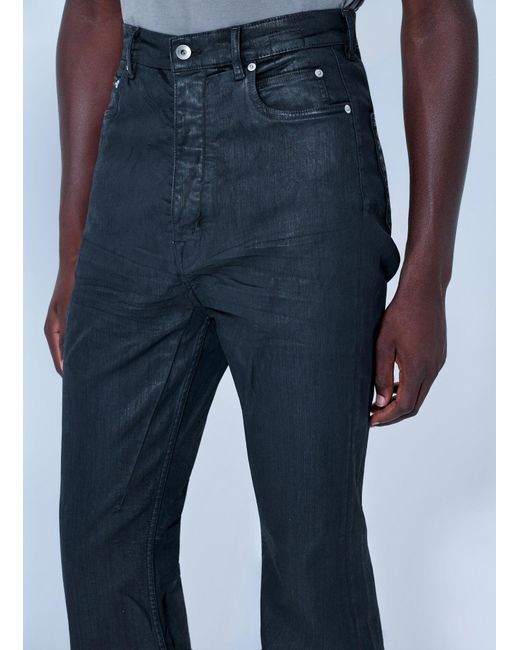 Rick Owens Blue Bolan Bootcut Jeans for men