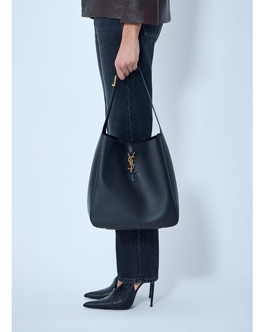 Saint Laurent Blue Le 5 À 7 Supple Large Shoulder Bag