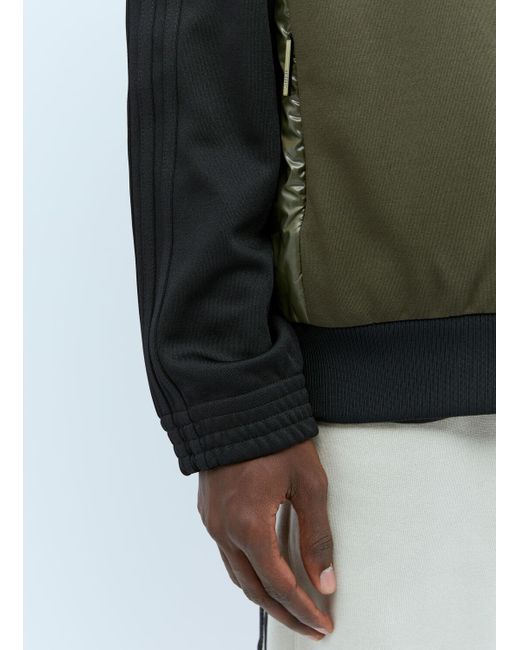 Moncler x adidas Originals Green Logo Applique Zip Up Cardigan for men