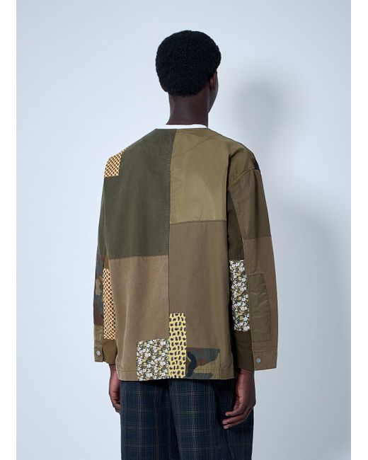 Comme des Garçons Green Patchwork Jacket for men