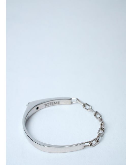 Totême Blue Diamond Chain Ring
