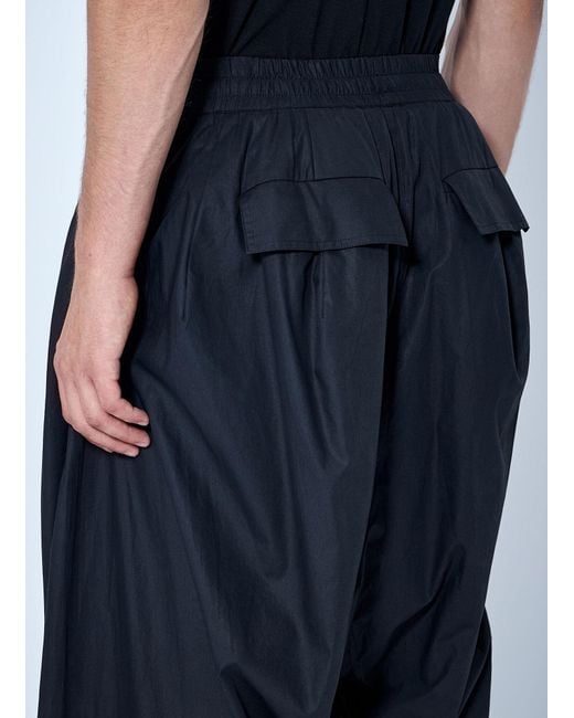 Vivienne Westwood Blue Wide-Leg Drawstring Trousers for men