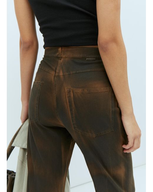 Acne Studios Bleachdye Pants in Green Lyst