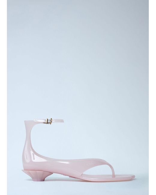 Chloé Blue Chloã Jelly Sandals