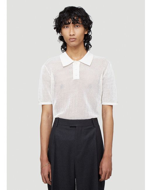 Bottega Polo Shirt in White for Men Lyst