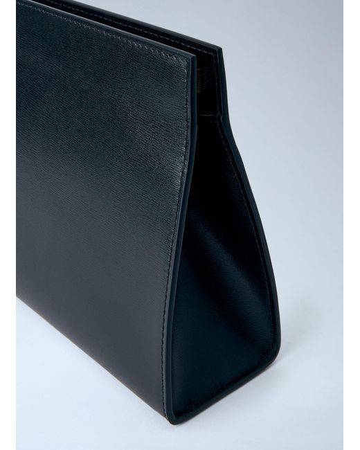 Jacquemus Blue Le Salon Leather Shoulder Bag