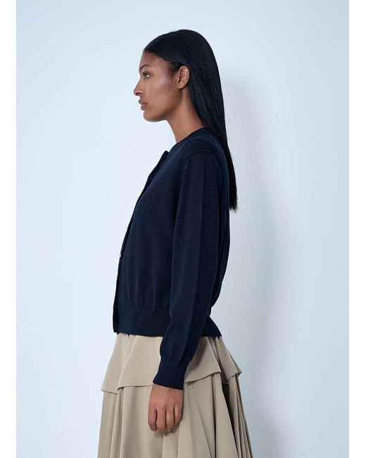 Bottega Veneta Blue Cotton-And-Viscose Twinset