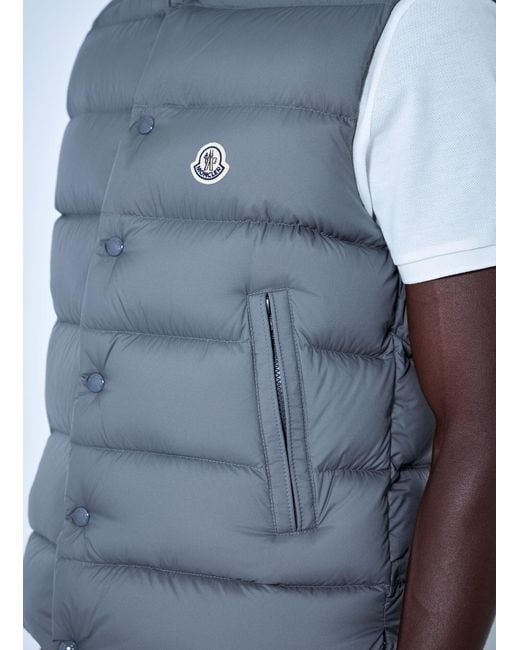Moncler Blue Tibb Down Gilet for men