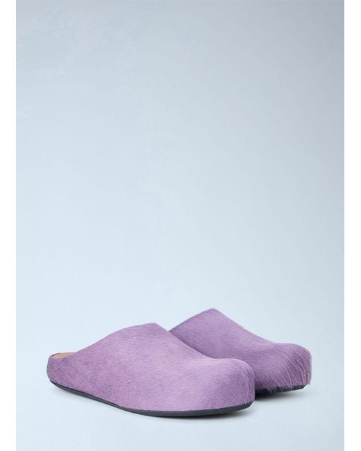 Marni Purple Fussbett Sabot