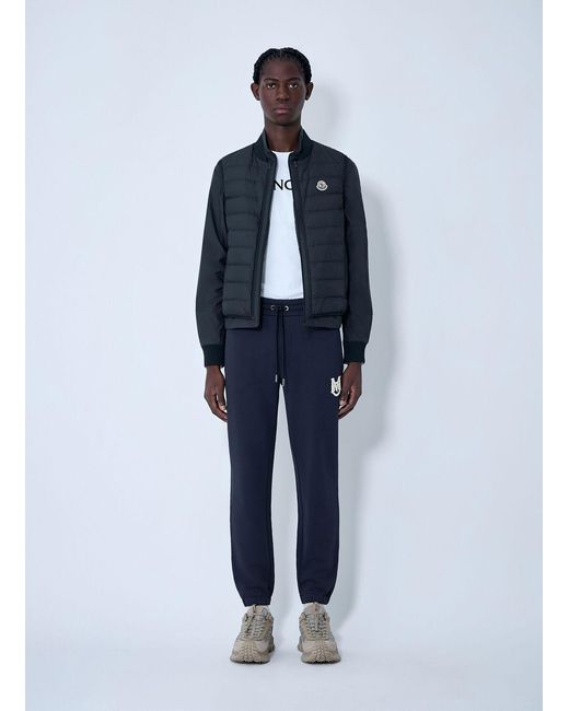 Moncler Blue Verney Short Down Jacket for men