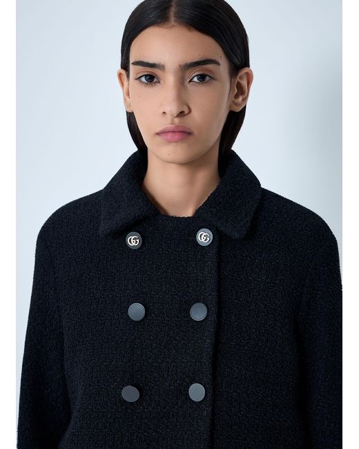 Gucci Blue Wool-Blend Jacket