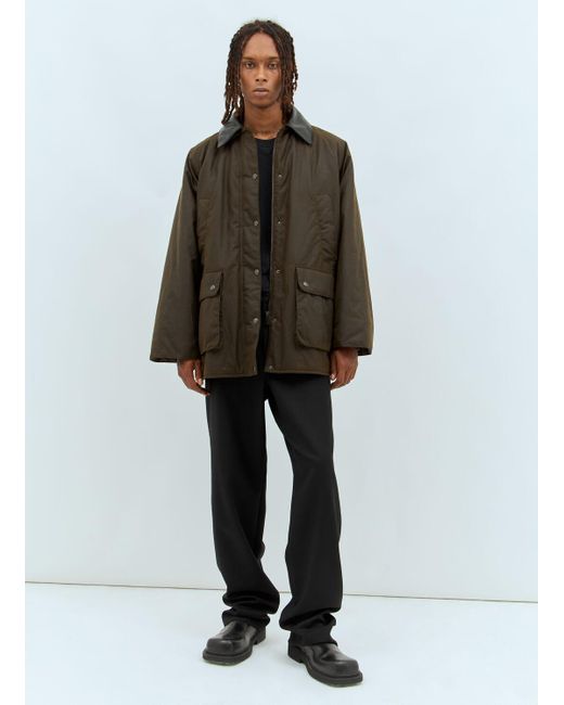 MiuMiu＊Waxed canvas blouson キルティングジャケット＊送料込 Miu Miu Waxed Canvas Blouson Jacket | Brown | FARFETCH