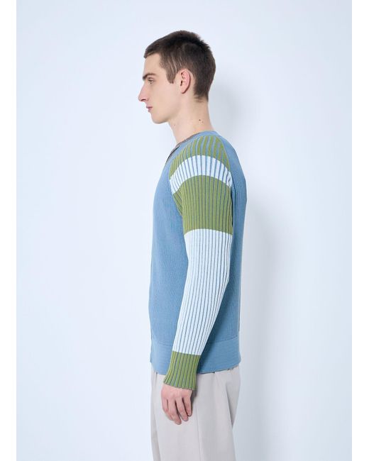 Kiko Kostadinov Blue Inex Cardigan for men