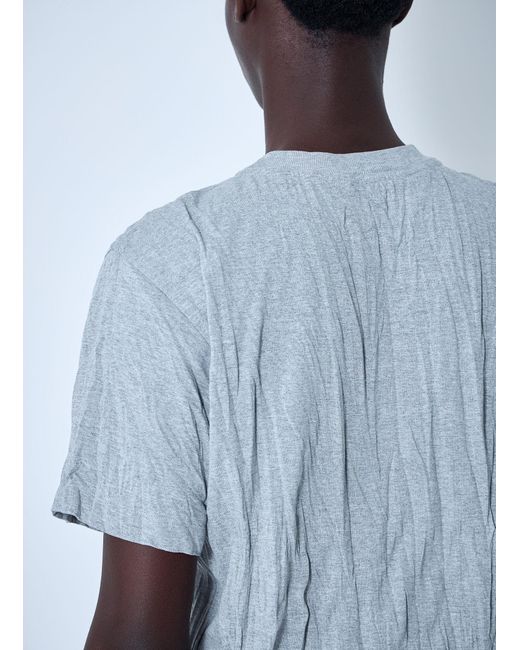 Bottega Veneta Blue Crushed Sisi T-Shirt for men