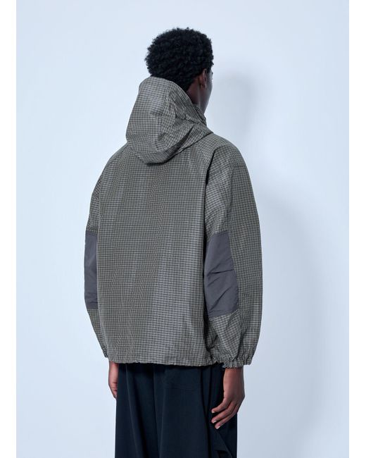 Comme des Garçons Gray Lightweight Plaid Jacket for men