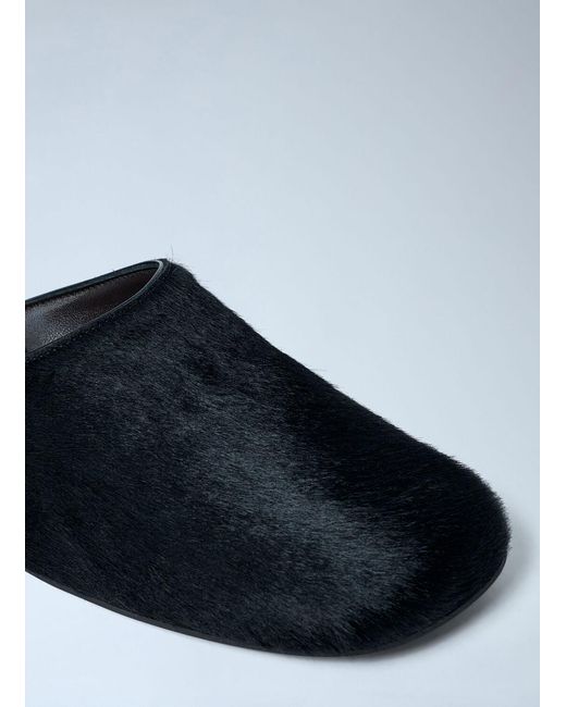 The Row Black Penelope Mules