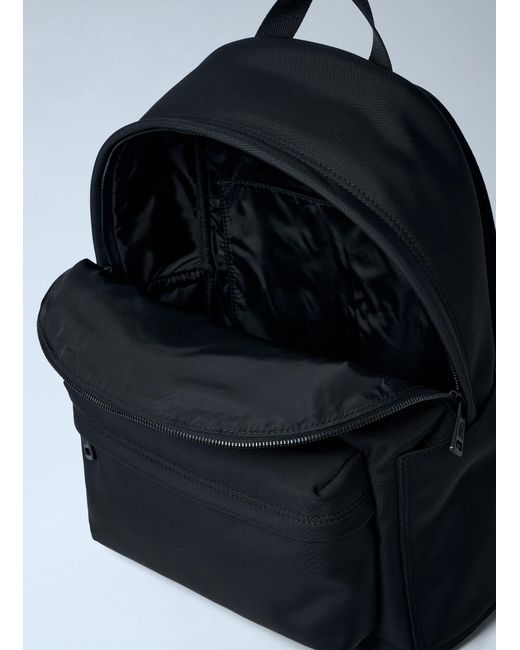 Moncler Blue New Pierrick Metal Logo Backpack for men