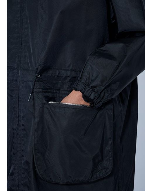 Prada Blue Re-Nylon Drawstring Coat