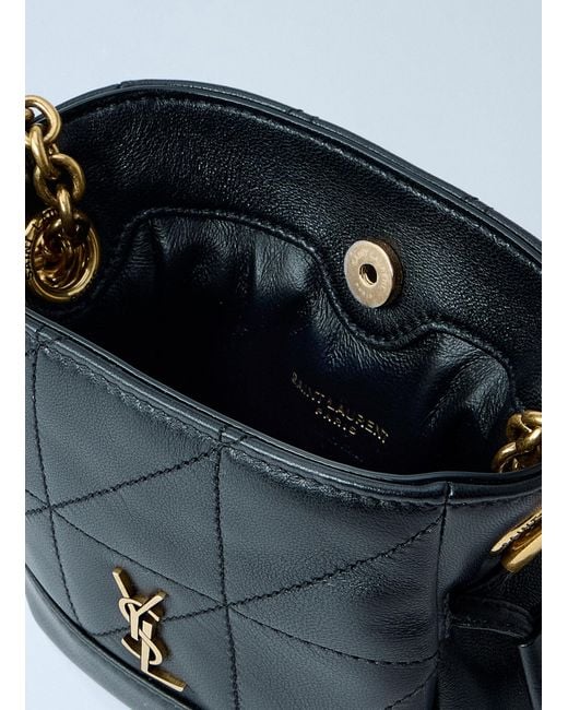 Saint Laurent Black Jamie Chain Belt Bag