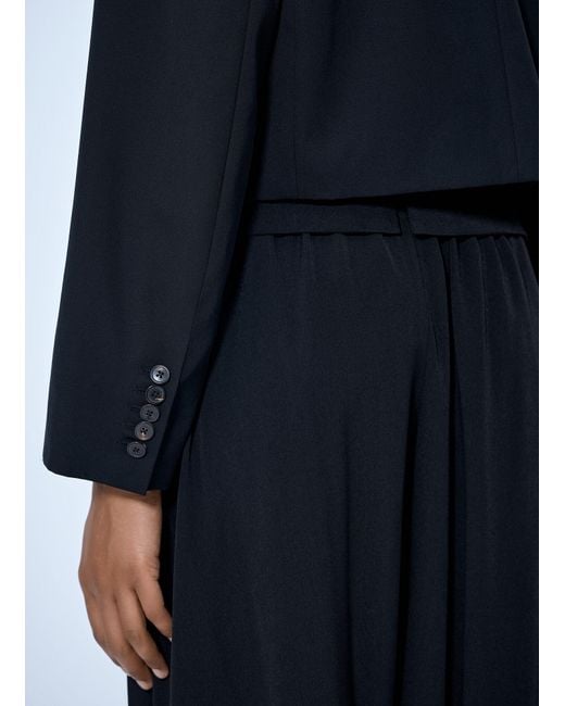 Dries Van Noten Blue Bosea Wool Cabardine Blazer