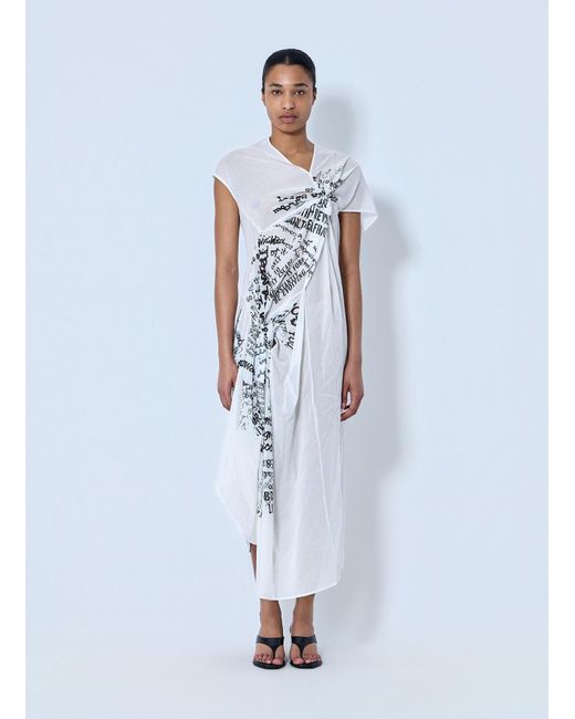 Limi Feu Blue Twisted Dress B