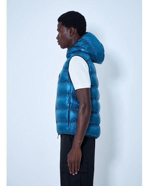 Moncler Blue Panestrel Down Vest for men