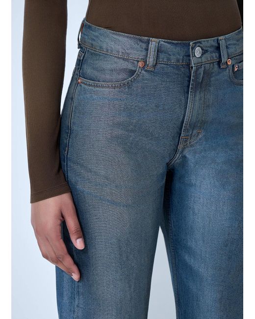 Our Legacy Blue Wide-Leg Denim Trousers