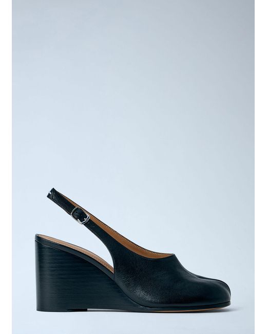 Maison Margiela Blue Tabi Slingback Wedges