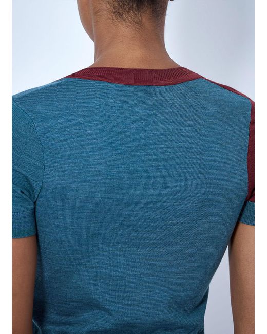 Vivienne Westwood Blue Argyle Bodice Tee