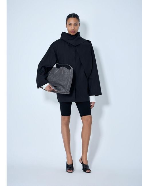 Totême Blue Technical Scarf Jacket
