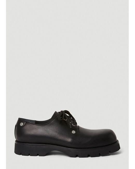 Jil Sander Stud Derby Shoes in Black for Men | Lyst Canada