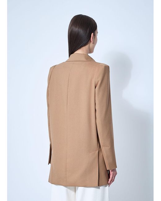 Max Mara Natural Single-Breasted Blazer