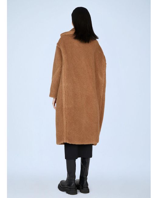Max Mara Multicolor Teddy Bear Icon Coat