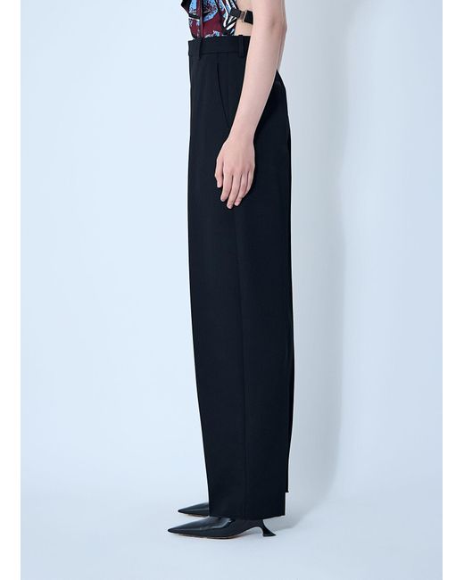 Bottega Veneta Blue Tailored Wool Pants