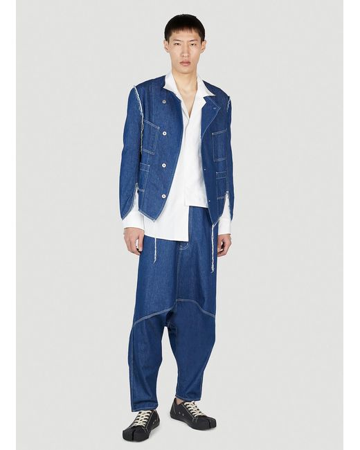 Sulvam Blue Denim Jacket for men