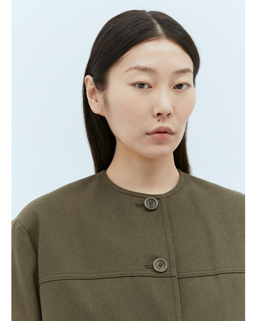 Max Mara Green Woven Jacket