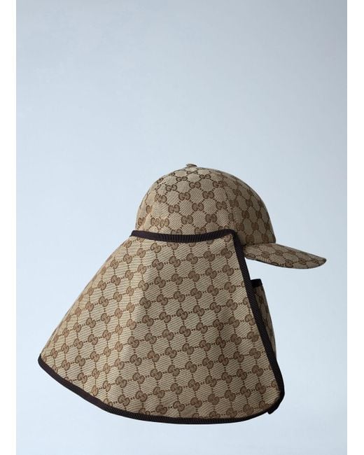 Gucci Green Logo Motif Baseball Cap for men