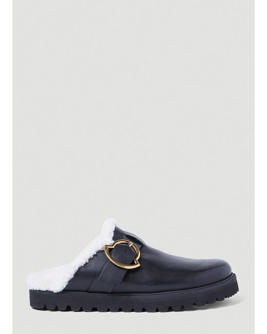 Moncler Blue Bell Mules