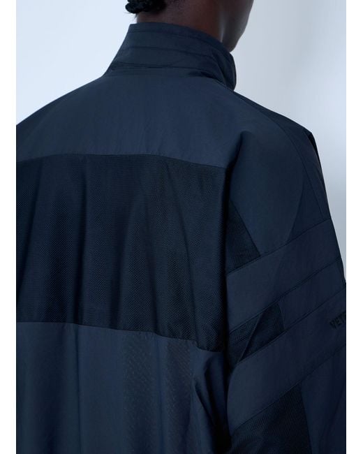 Vetements Blue Mesh Panel Track Jacket for men