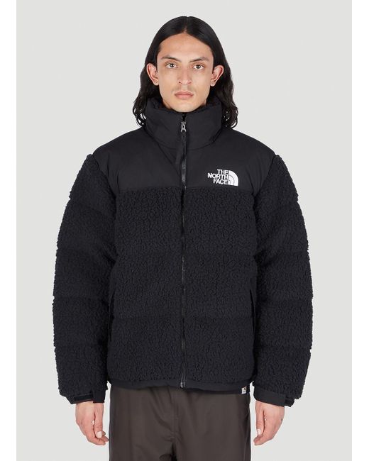 The North Face High Pile Nuptse Jacket in Blue for Men Lyst UK