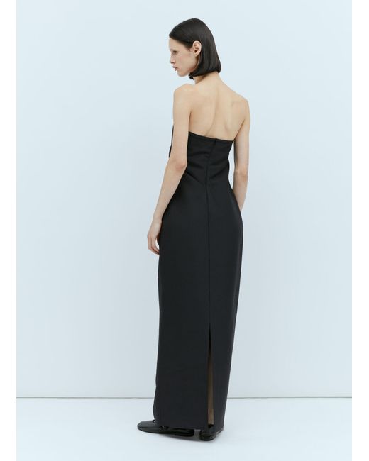 The Row White Bardon Dress