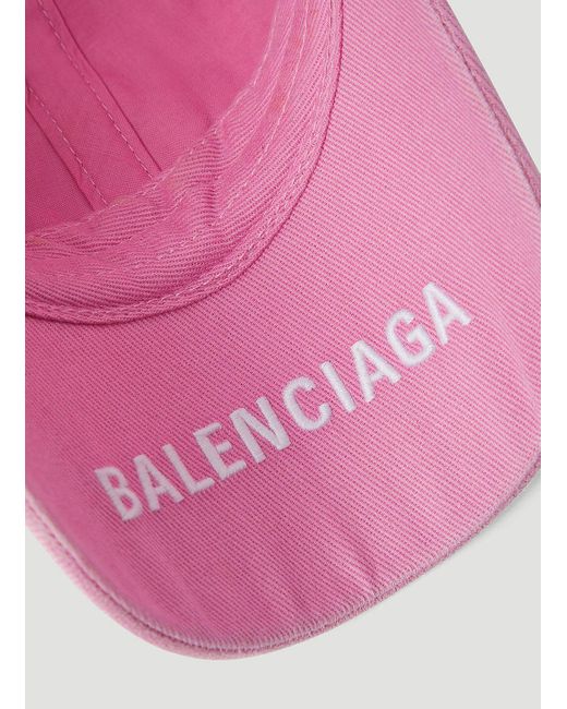 Balenciaga Pride Baseball Cap in Pink for Men | Lyst Canada