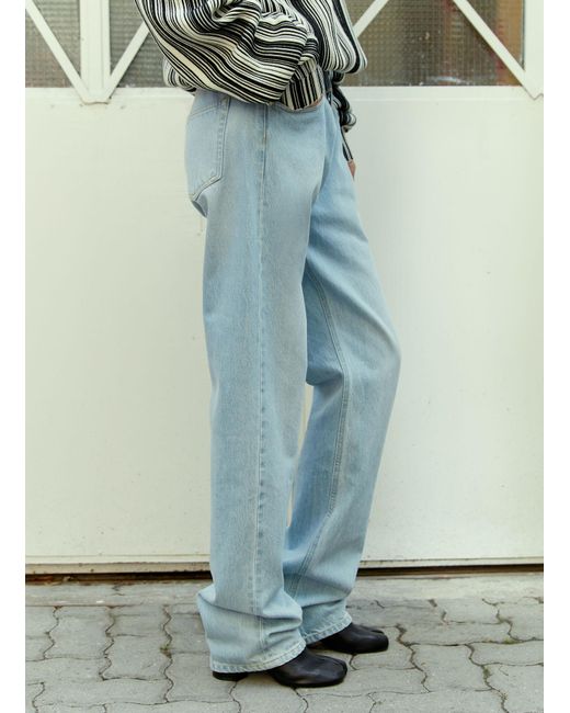 VTMNTS Blue Double Waist Denim Jeans