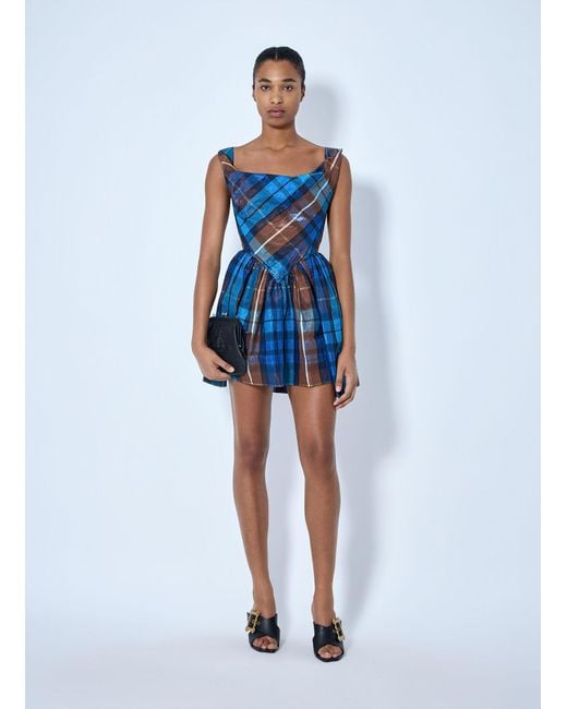 Vivienne Westwood Blue Mini Sunday Dress