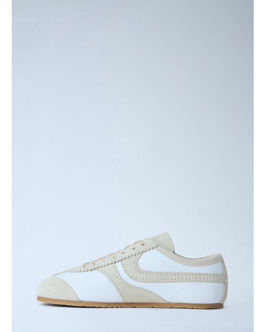 Dries Van Noten Blue Suede Panel Trainers