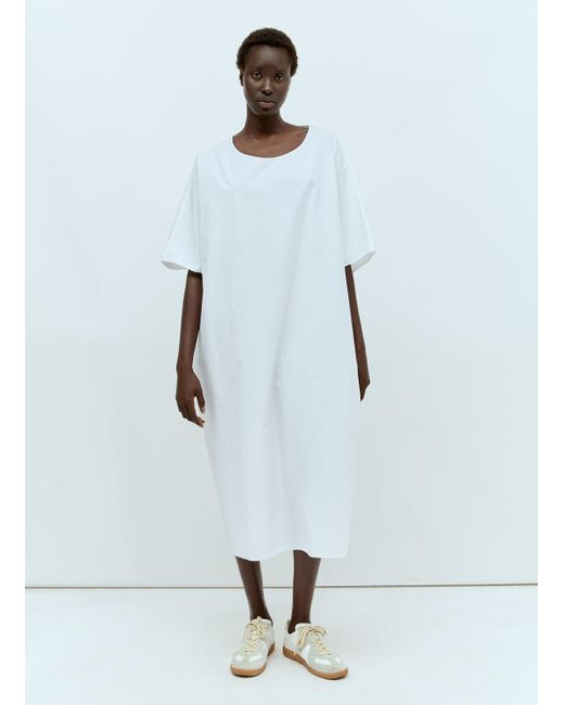 The Row White Isora Maxi Dress